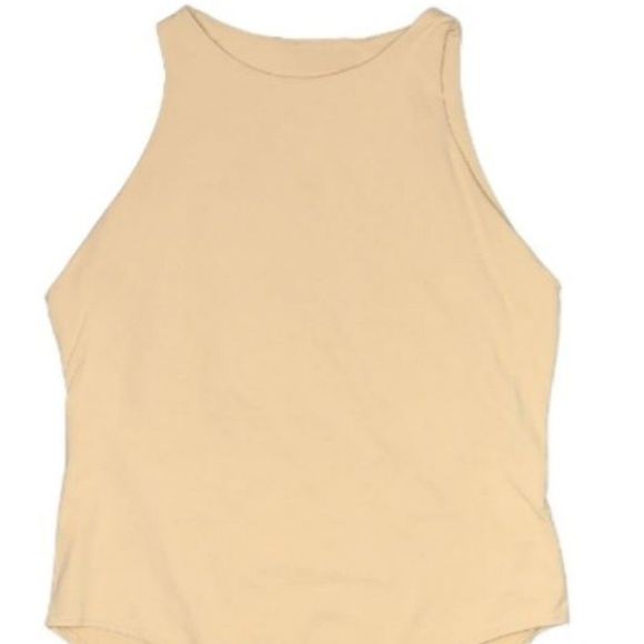 Chic Double-lined, High-neck Thong Bodysuit with Racerback - Stretch! - Picture 1 of 3